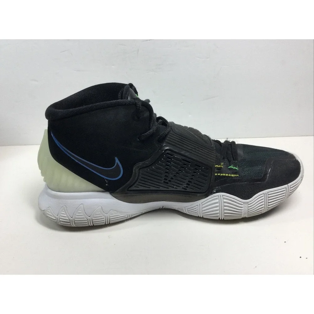 Nike Kyrie 6 Basketball Shoes Mens Sz 8.5 Sneakers Black‎ Hi Top BQ4630-004